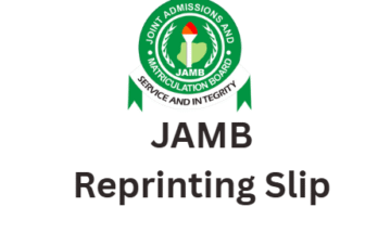 How to Reprint JAMB Slip